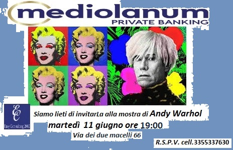 Mostra Andy Warhol - Easy Consulting 2002 - Roma